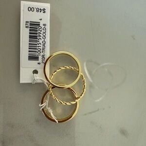 Uncommon James Gold Ring Trio